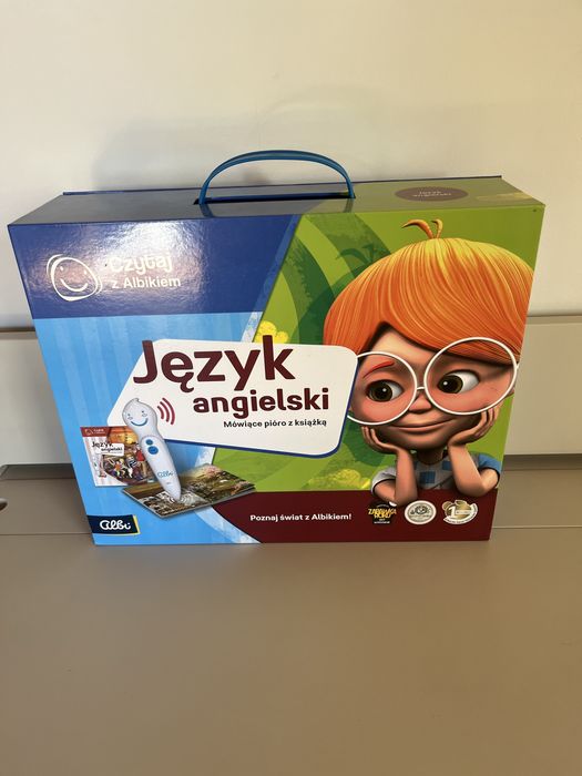 Albik język angielski zestaw startowy  z piórem stan idelany