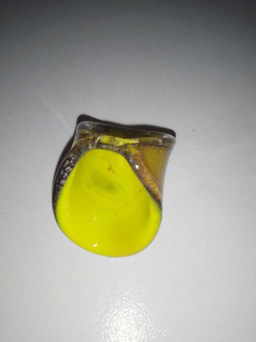 Anel em vidro tamanho 18