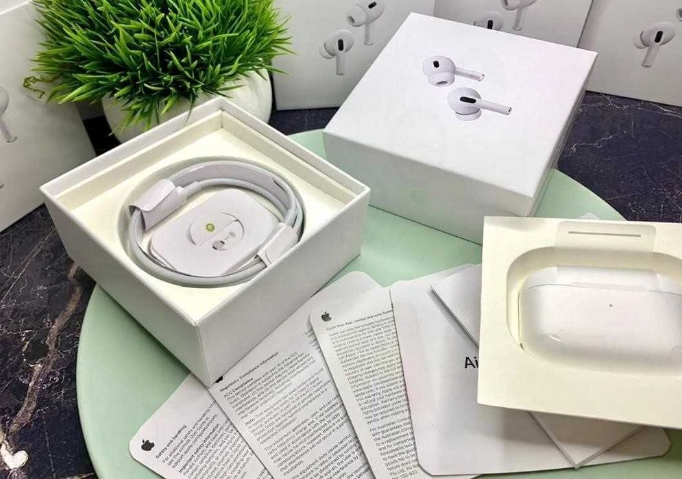 Навушники Airpods pro V2 1в1 без шумоподавлення +чохол