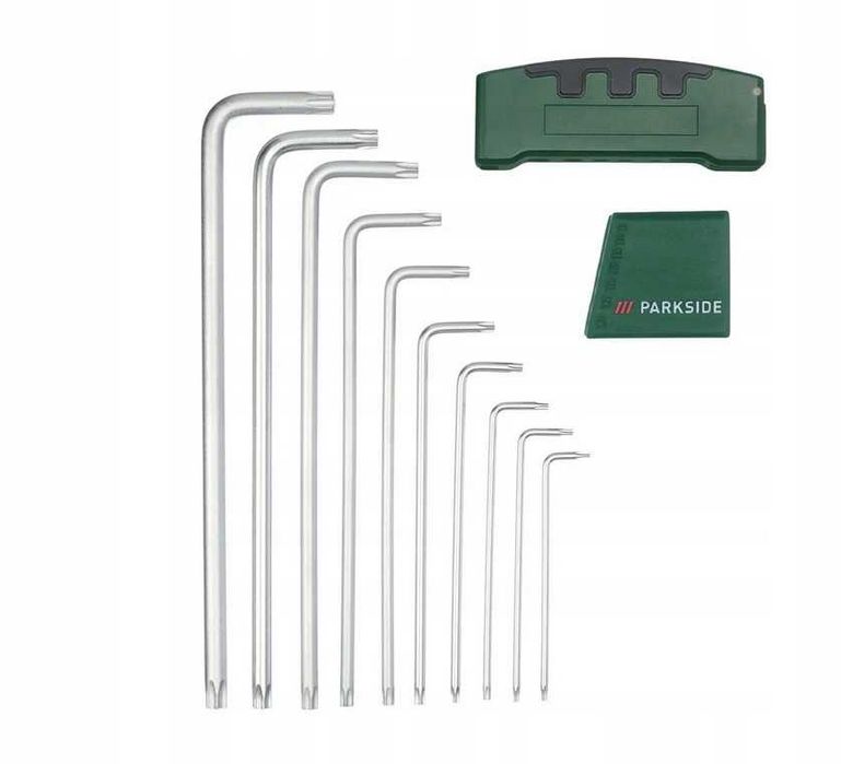 PARKSIDE zestaw kluczy imbusowych TORX 11 el. trzpieniowych TX