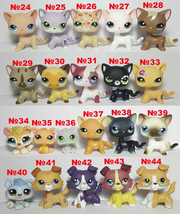 Уценка Littlest Pet Shop LPS ЛПС Пет Шоп Кошка Такса Колли Спаниел Дог