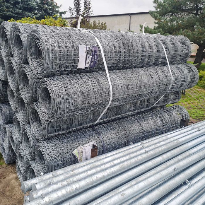 Siatka ogrodzeniowa leśna zagęszczona ocynkowana 160cm,160/23/15MEDIUM