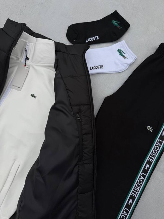 Чоловічий спортивний костюм лакоста набір Lacoste [3в1] [S,M,L,XL,XXL]