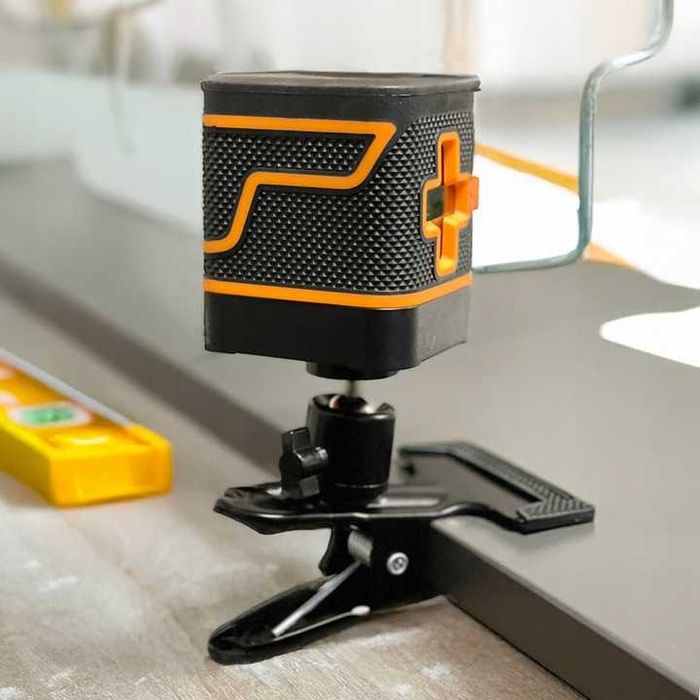 LASER KRZYŻOWY poziomica laserowa płaszczyznowa samopoziomująca ETUI