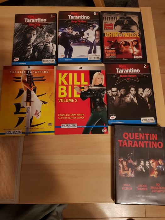 Kolekcja 10 filmów DVD Tarantino