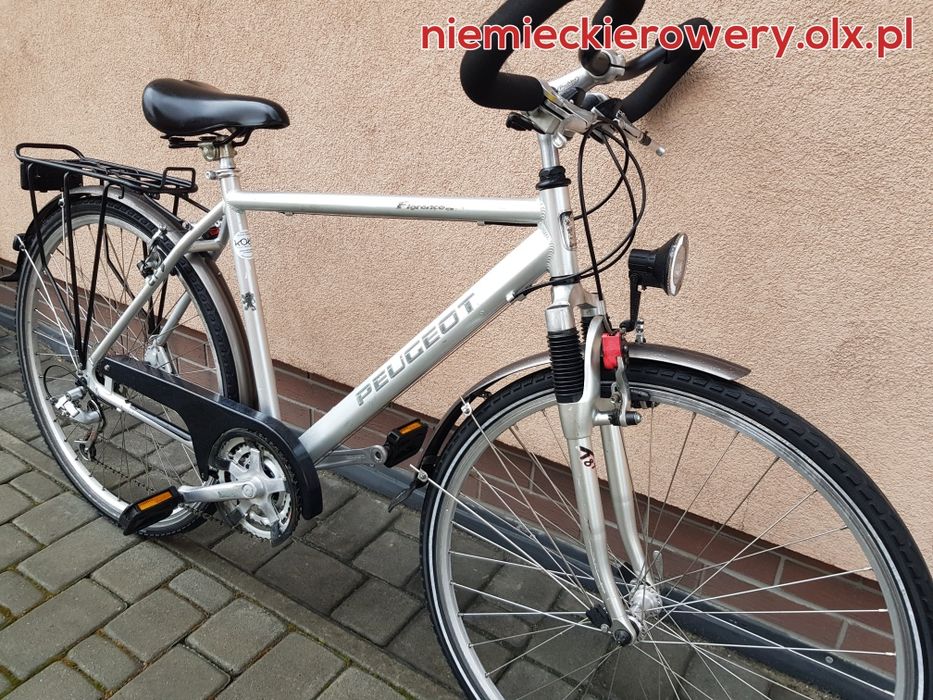 Rower męski trekkingowy PEUGEOT Koła 28 SHIMANO NEXAVE aluminium rabat