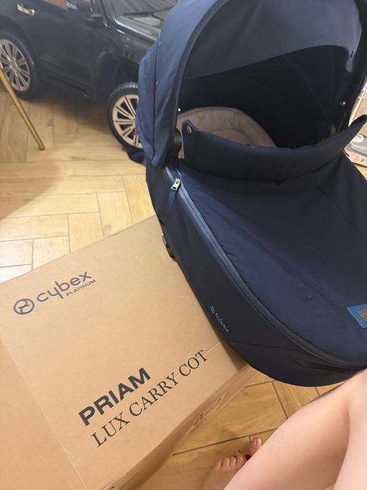Cybex platinum navy blue люлька дитяча сайбекс