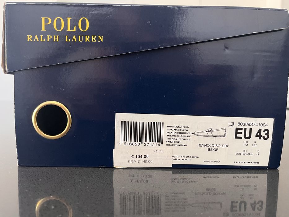 Sapatos Polo Ralph Lauren REYNOLD-SO-DRV Beije