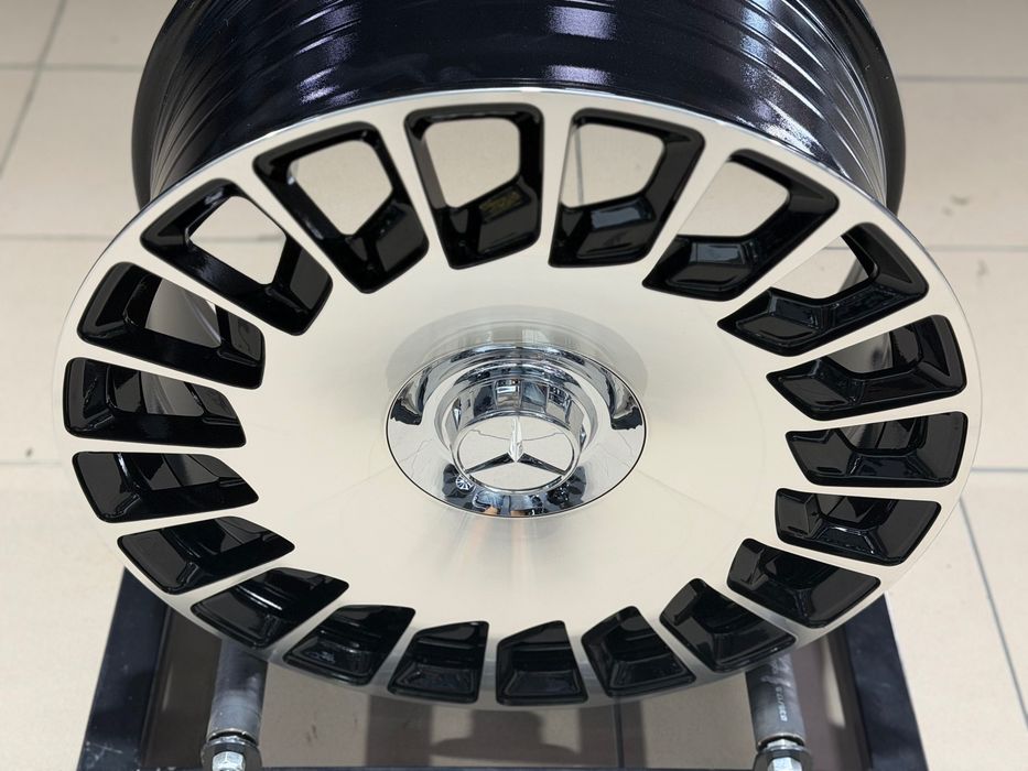 Різноширокі Диски REPLICA FB MR417G R19 5x112 Black Machined Face (Mercedes-Benz)