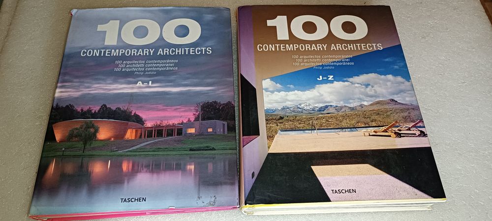 2 livros 100 Contemporary Architects" - 2 Volumes
de Philip Jodidio