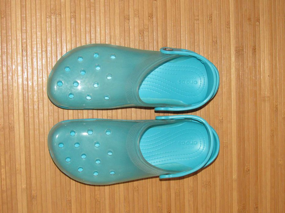 Крокси Crocs Unisex Classic Translucent Clog DIGITAL AQUA