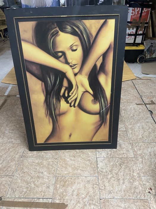 Pintura lindissima com risco