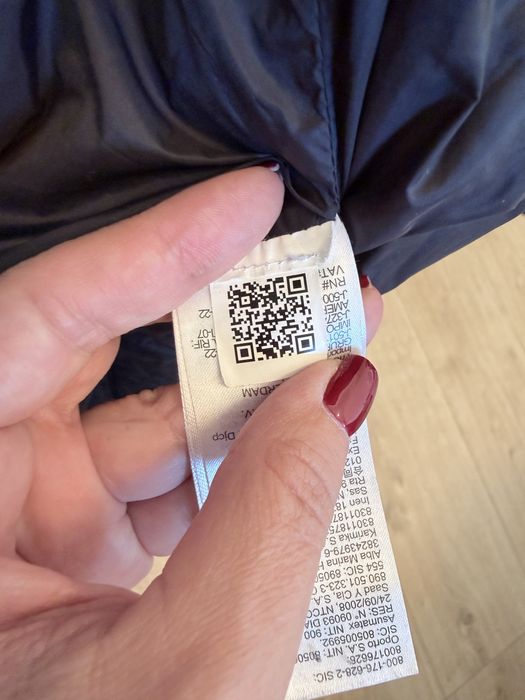 Calvin Klein Jeans długa kurtka puchowa zimowa z kapturem S