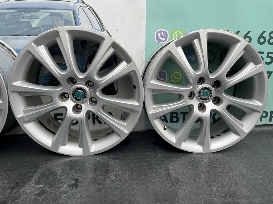 Диски титани 5х112 R18 шкода октавія а5 титаны