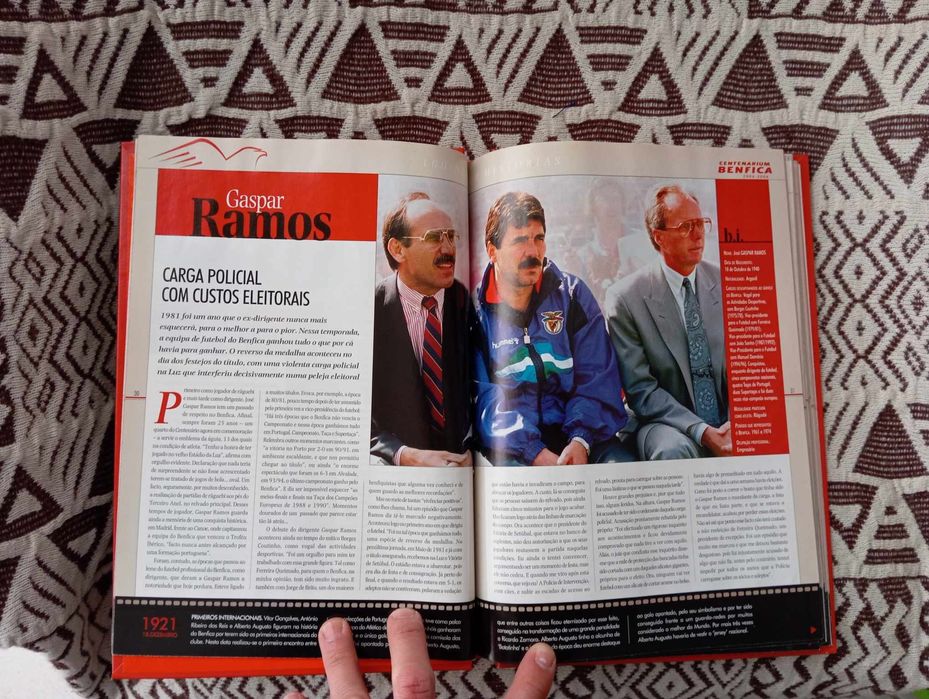 selos CTT Benfica campeão nacional 37 + livro Centenarium Benfica