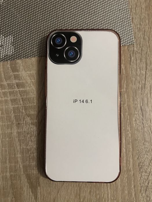 Etui przezroczyste brokatowe silikonowe różowe Iphone 14