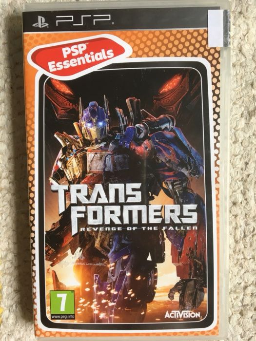 Jogo PSP Transformers: Revenge of the fallen