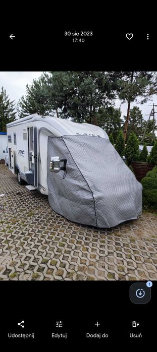 Mata termiczna na przod kampera zimowa ducato 06-14