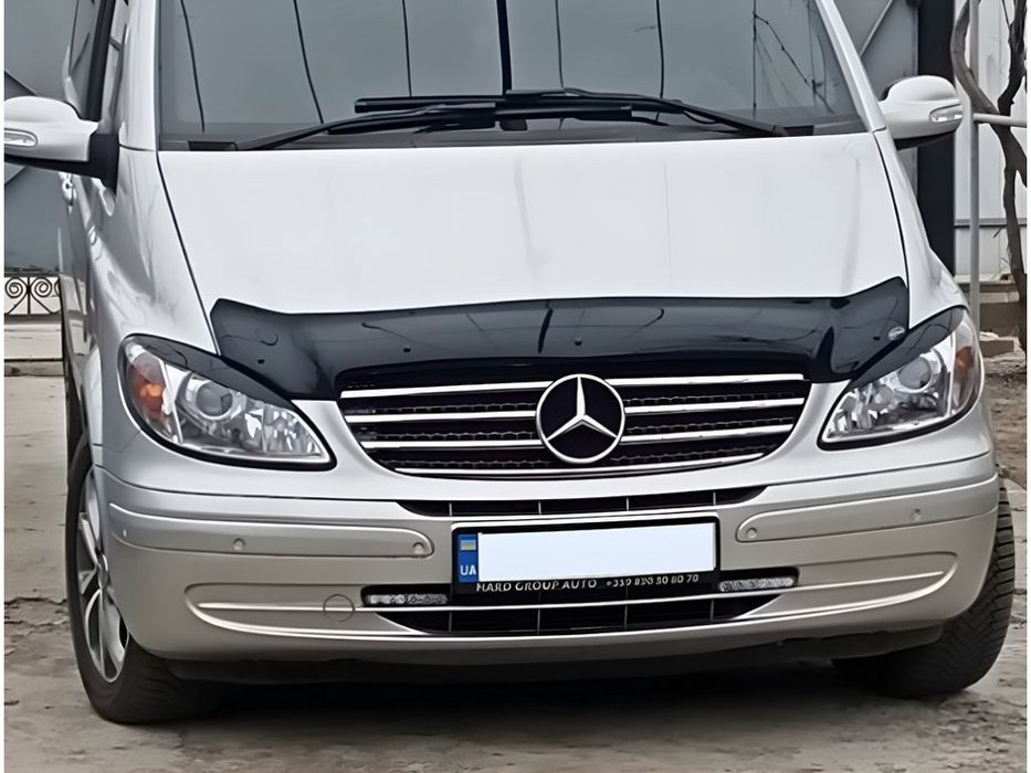 Mercedes Viano 2004-2014 рр. Дефлектор капоту (2003-2010, EuroCap)