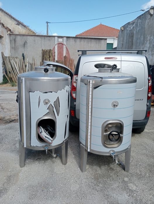 2 Cubas inox 550 LT como novas 320 eur cada