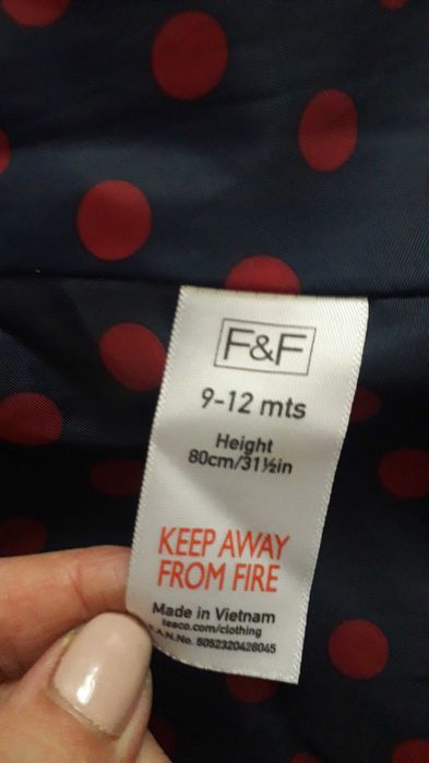 Płaszczyk wiosenno-jesienny, rozmiar 80