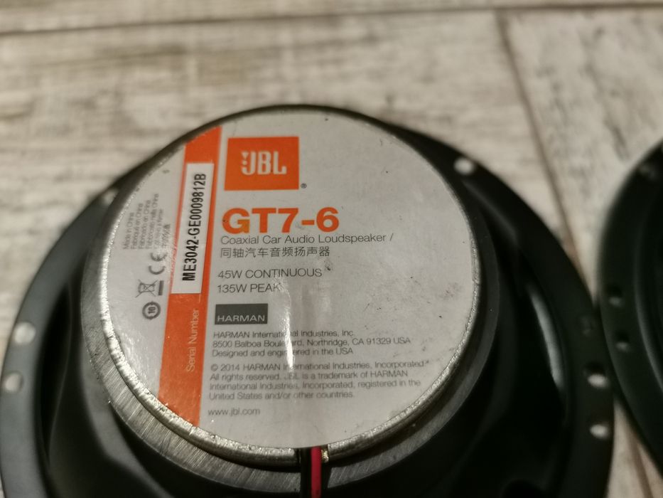 JBL GT7-6, динамики в авто.