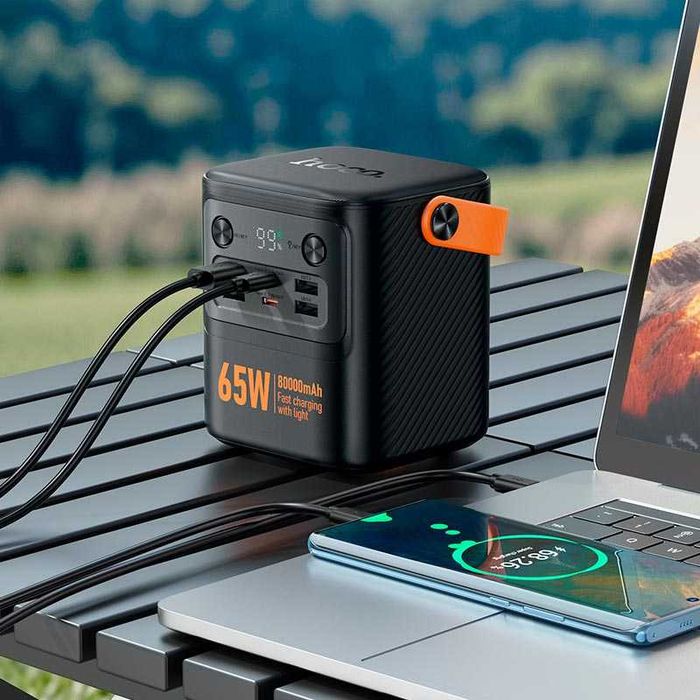 Павербанк HOCO J152 Pro 80000mAh 65W зі швидкою зарядкою для ноутбука