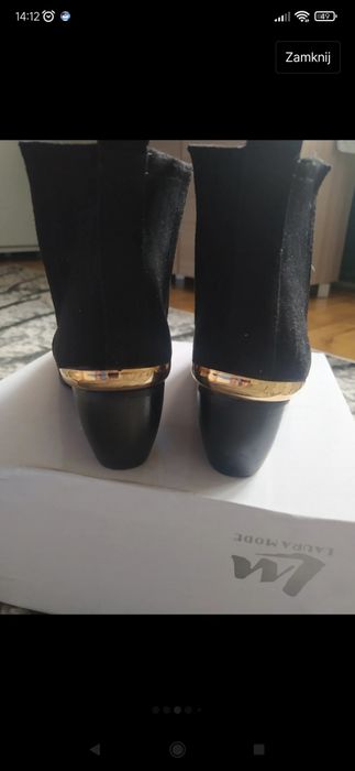 Botki zamszowe ASOS