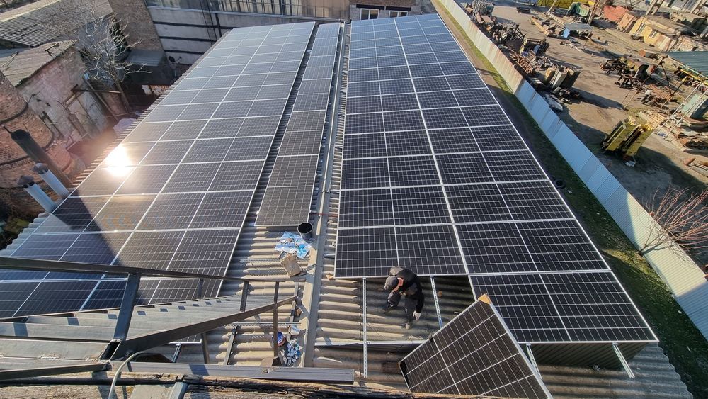 Установка монтаж солнечных панелей солнечные Станции под ключ