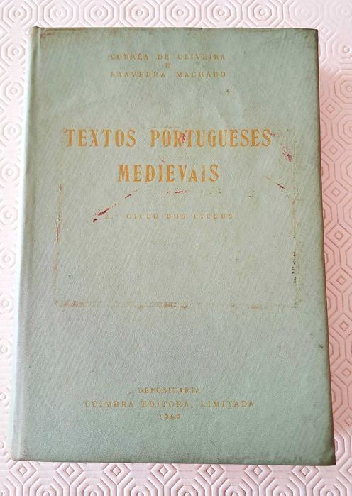 Textos Portugueses Medievais (1969) – Capa Dura – Coimbra Editora