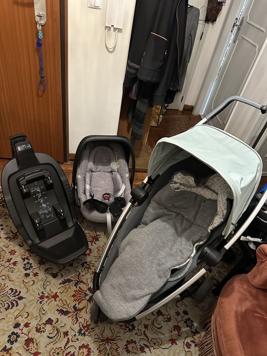 Conjunto Quinny Zapp Flex + Maxi‑Cosi + Base ISOFIX | Kit completo bebé