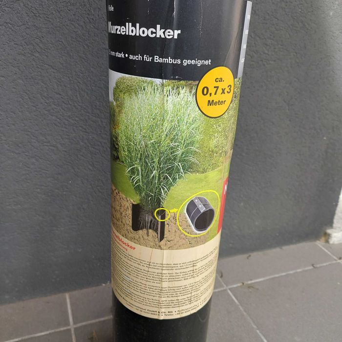 Bloqueador de raízes barreira proteção de passeio barreira de rizoma