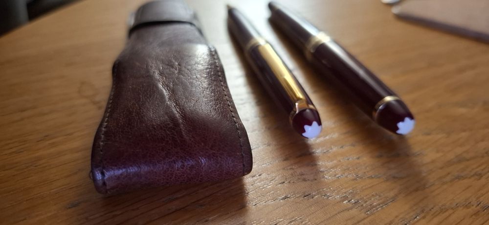 Złote Pióro i Długopis Montblanc Meister 14 k  585 stück