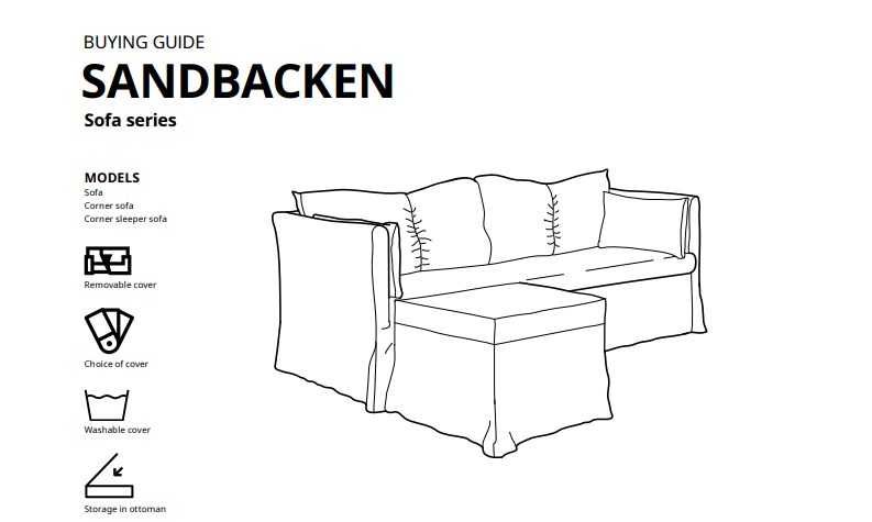 Sofá Cama IKEA com Pufe