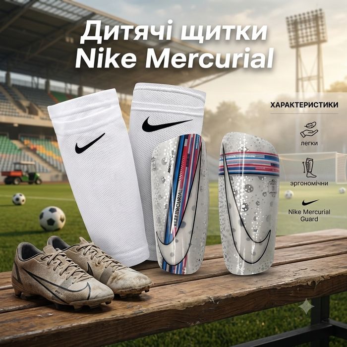 Захисні футольні щитки Nike,Adidas, mini , can't