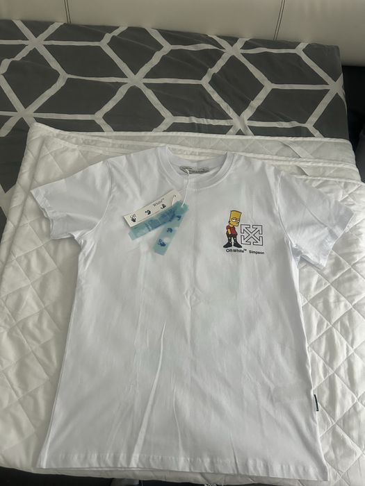 T-shirt meski OFF-white x simpsons