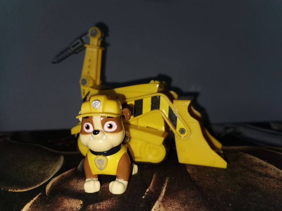 Pojazd psi patrol patrol rubble, spychacz rubbla l, koparka rubbla