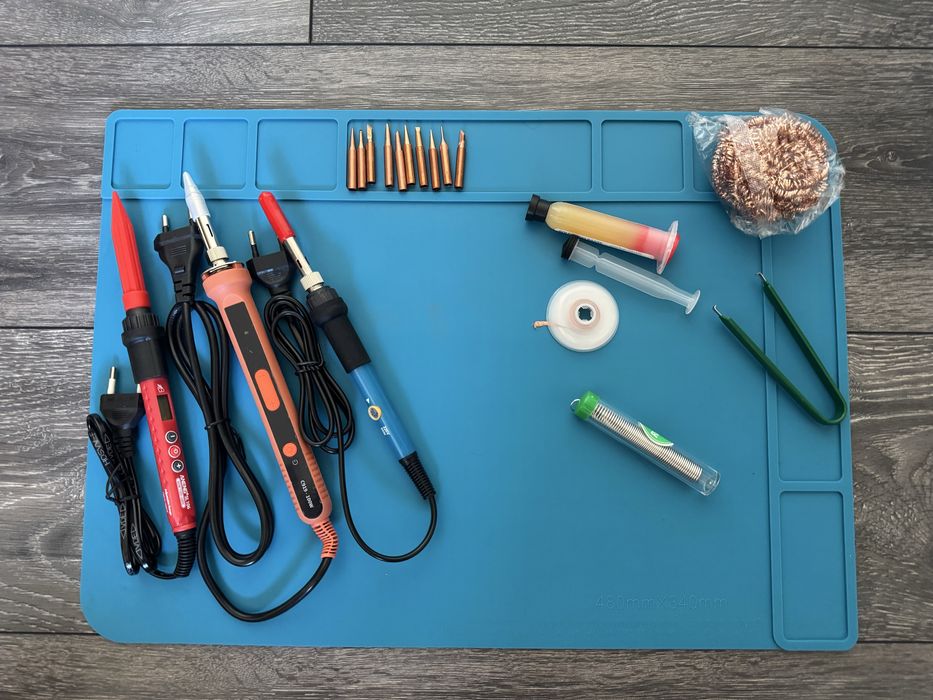 Паяльний набір паяльник флюс мідна