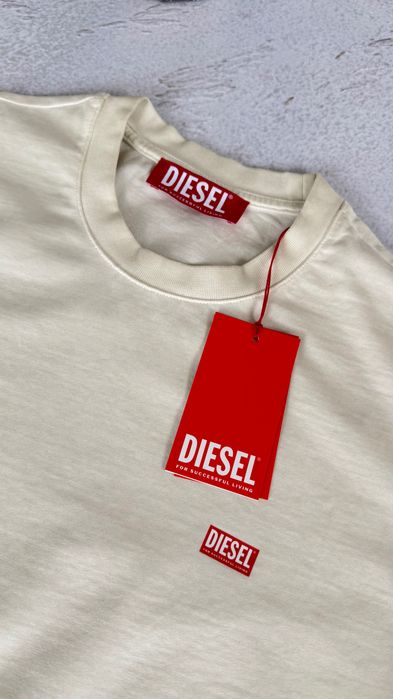 Футболка  Diesel Cream White