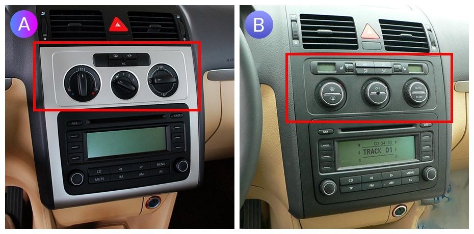 Rádio 10" Android Volkswagen TOURAN 2003-10 CARPLAY WIFI GPS 2/32GB