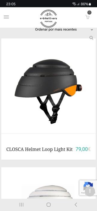 Capacetes trotinete [CLOSCA] 2L em stock