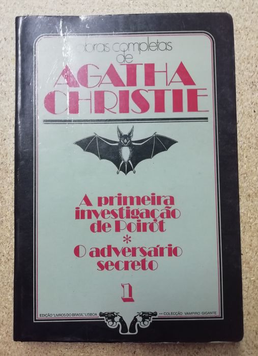 Livros ficção policial // Colecção Vampiro // Agatha Christie