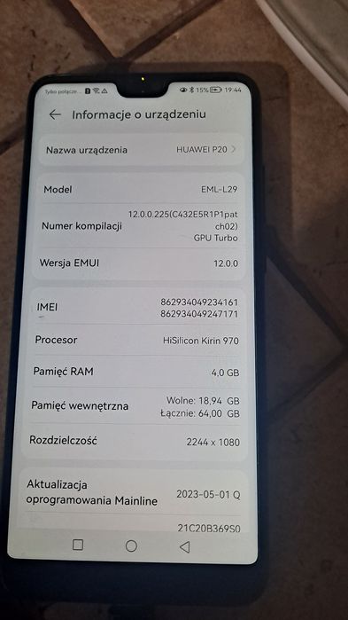 Smartfon Huawei P20
