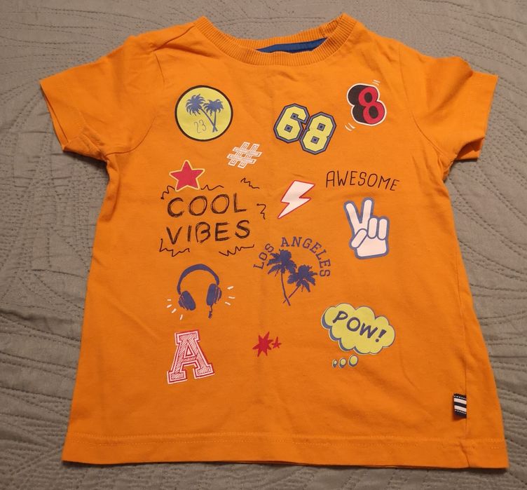 Bluzka T-shirt znaczki 92cm