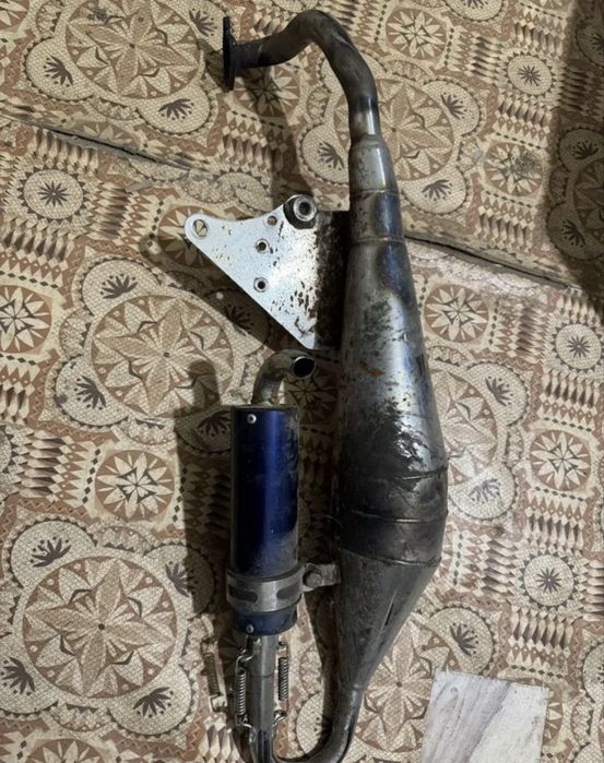 Глушитель на yamaha jog