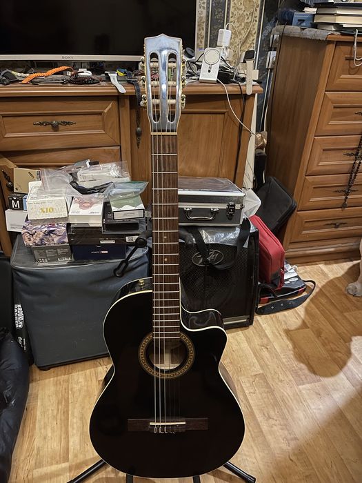 Гітара LA PATRIE Hybrid CW Black QII Godin
