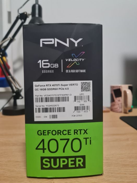 PNY GeForce RTX 4070 Ti Super ARGB OC 16 GB GDDR6X