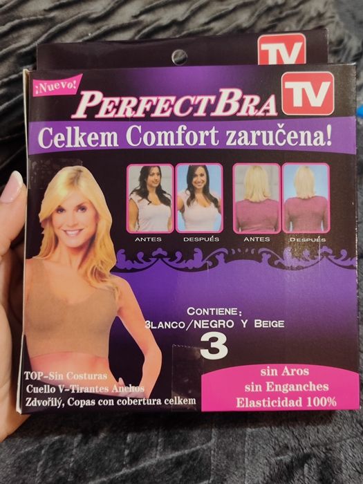 Miękki biustonosz biały