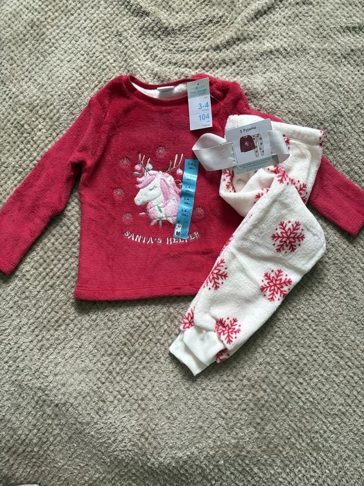 Піжама тепла дитяча  флісова на хлопчика дівчинку  primark пижама