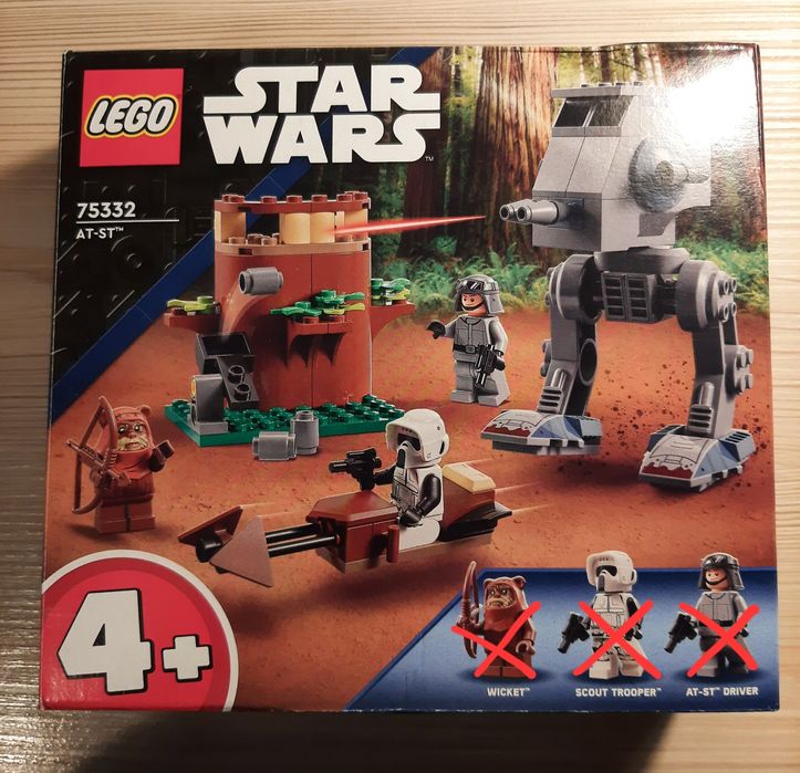 LEGO Star Wars 75332 AT-ST - BEZ FIGUREK